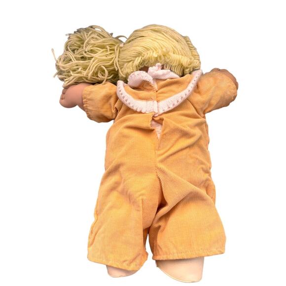 Cabbage Patch Kids Doll 1978 1982 Blonde Hair Green Eyes Dimples Pacifier #3 - Picture 4 of 12